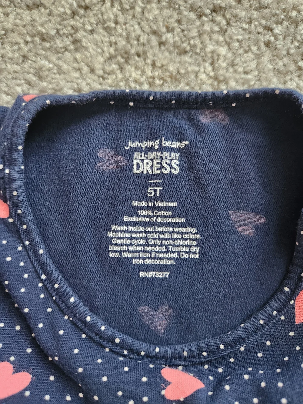 Girls 5T Hearts Back To School Mix & Match Bundle | Dress, Sweater | 5 Pieces